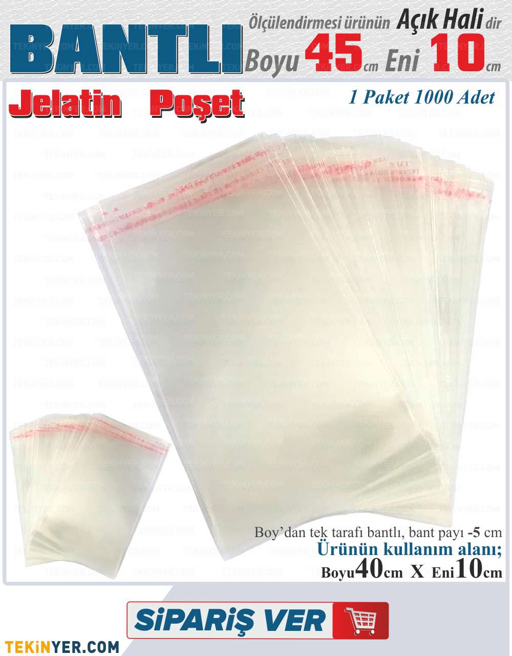 10x45 Bantlı Jelatin